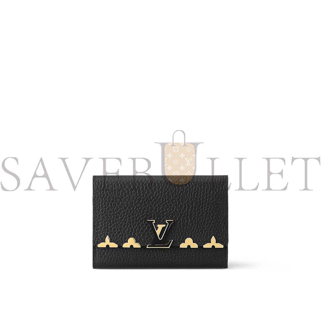 l**is V*t*n capucines compact wallet m82764 (13*9*3cm)